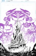 Overview of IDW Publishing's Visionaries, Issue 2 cover lines (31 of 51)